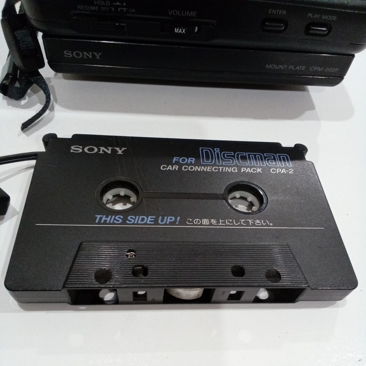 Sony D-11 Discman With Car Mount Plate CPM-200P & Cassette Sony D-11 Discman With Car Mount Plate CPM-200P & Cassette
