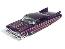 Cadillac Metalflake Purple HW Hot Wheels 2010 personalizado '59 Hot Auctions Malasia
