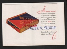 BERLIN, Werbung 1936, Zigaretten-Fabrik Muratti AG Muratti-Ariston