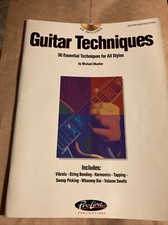 Guitar Techniques With CD by Mueller, Michael, 50 techniques for all Styles, New