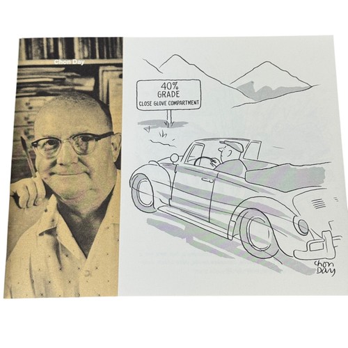 Volkswagen 1967 VW THINK SMALL Dealership Hardcover Book Cartoons Charles Addams - Picture 9 of 12