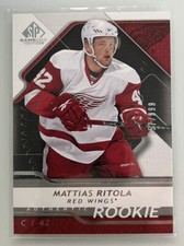 2008 SP Game Used Edition Authentic Rookies /999 Mattias Ritola #143 Rookie RC 