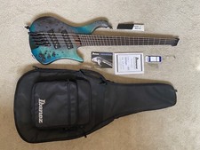 Ibanez EHB1505MS 5-String Bass Electric Guitar - Pacific Blue Burst Flat