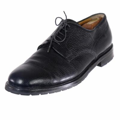 SANTONI NUVOLA Oxfords Dress Shoes Sz. 13 D Black Leather ITALY Grainy  Leather | eBay