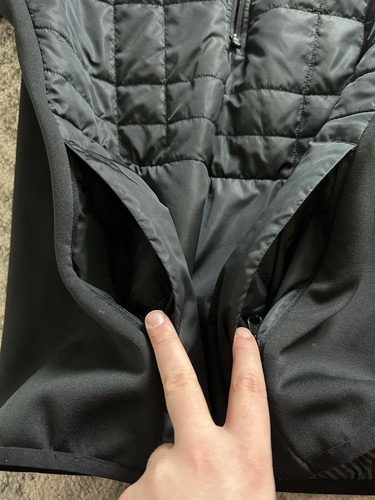 Under Armour Frost Guard Jacket Golf Running Black Full Zip Light Women's Sz S - Picture 5 of 8