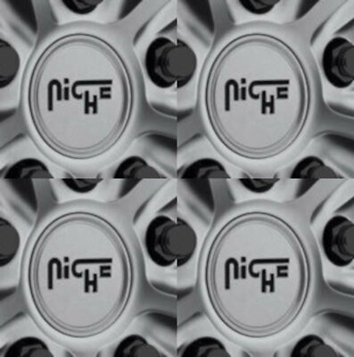 4 Niche Wheel Center Caps for 5L M163 Invert M165 Anzio M166 Ascari M167 Ascari