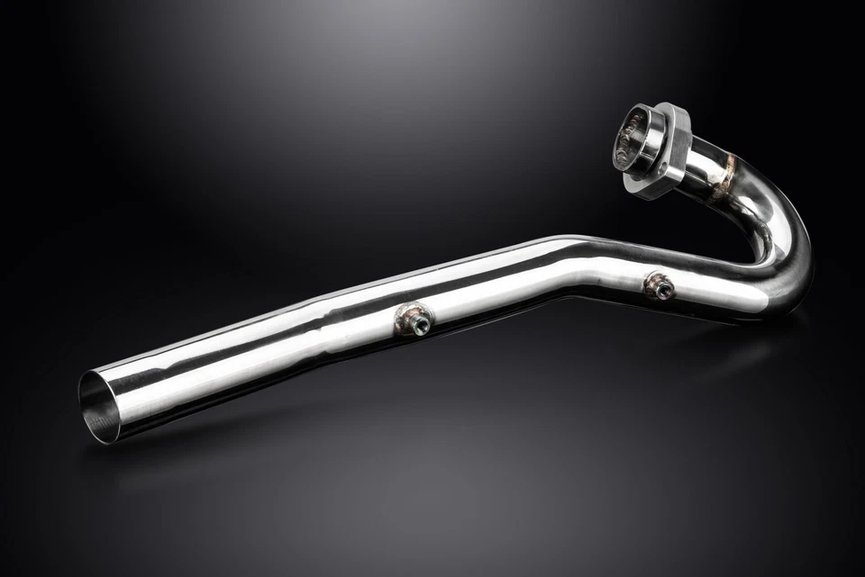 Kawasaki KLR650A 87-07 KLR650B 89-92 Delkevic Exhaust Header Stainless Steel - Image 3 of 4