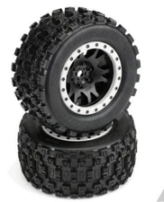Pro-Line Badlands MX43 Pro-Loc All Terrain Tire Mounted to Impulse X-MAXX Wheel