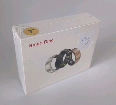 Smart Ring Size 7 Gold Fitness Tracker Heart Rate, Distance, Sleep Sealed NIB