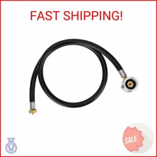 WADEO Dual Fuel Camping Stove Replacement Hose, 3FT CGA600 & M16*1 Propane Regul