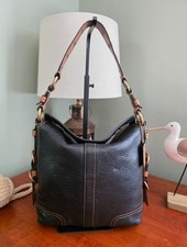 Coach 10958 Chelsea Turnlock Hobo Brown Pebbl...