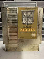 Legend of Zelda NES Gold Cartridge Authentic Tested Working Nintendo Game Cart