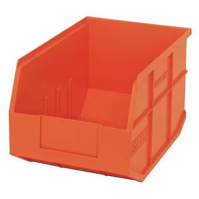 Quantum Storage Systems Ssb423or Shelf Storage Bin, Polypropylene, Orange, 7 In