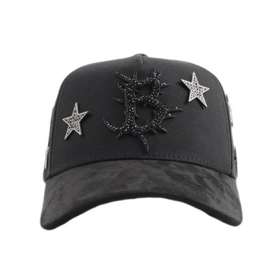 El Barbas Hats  Dark Nebula  - Black Snapback Hats Caps Adjustable Hats