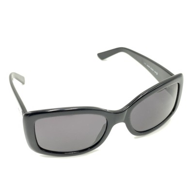 Lancetti 163045 Black Butterfly Designer Sunglasses Black Lens 130 Italy Womens