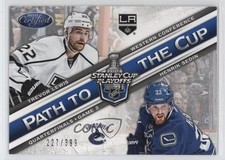 2012 Certified Path to the Cup Quarterfinals Henrik Sedin Trevor Lewis HOF 0f8