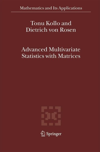 Advanced Multivariate Statistics With Matrices TõNu Kollo (U. A.) Taschenbuch-image