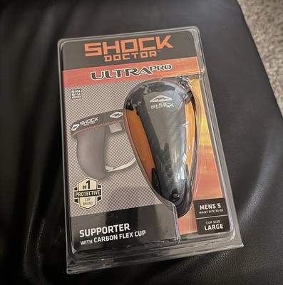Shock Doctor Ultra Pro Suspensor with Ultra Cup for Men and Boys Size S Black