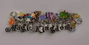 RARE Disney 40th Anniversary Magic Kingdom Charm Bracelet by SHAG-33 Charms