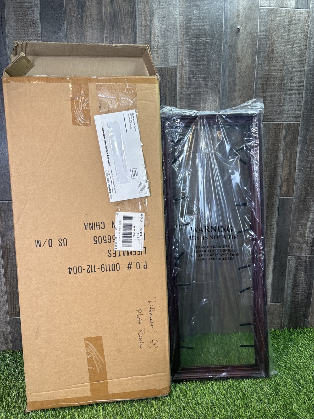 Rack Glass Front Display Case 31&rdquo; X 13&rdquo; Open Box