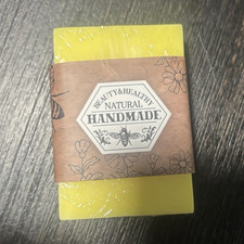 Handmade Natural Yellow Floral Body Bar Soap ...
