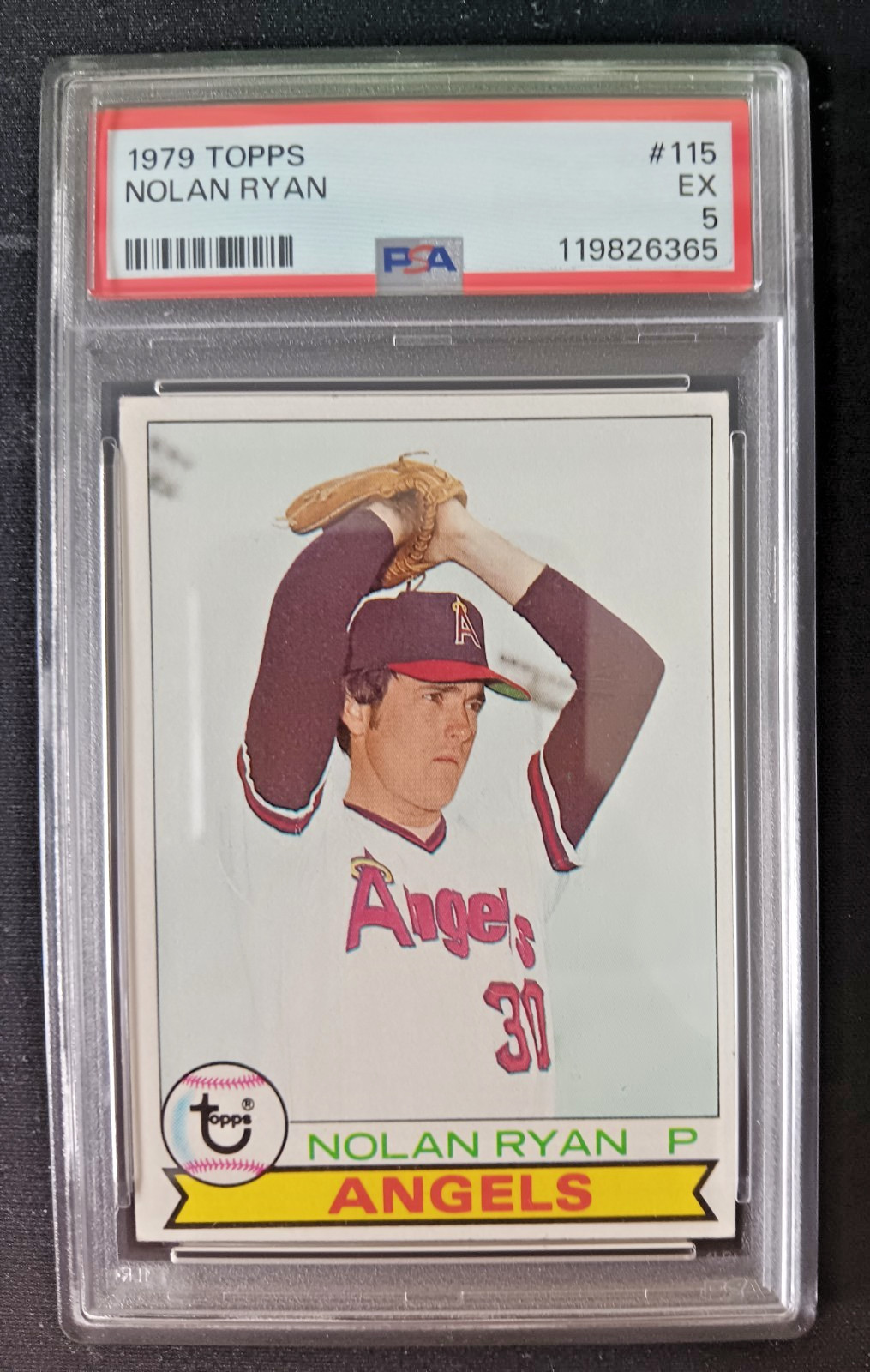 1979 Topps Nolan Ryan #115 PSA 5 (EX) HOF - California Angels
