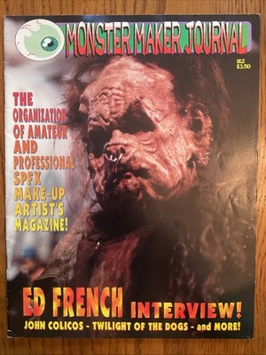 1995 Monster Maker Journal Magazine #2  Ed French interview John Colicos