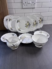 Vintage Colclough ‘Stardust’ China 10 Piece Set Milk Jug And Sugar Bowl #006