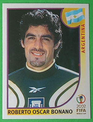 Panini Fußball WM 2002 Sticker Nr. 387 Roberto Oscar Bonano Argentinien WC 02