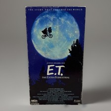 E.T. The Extra-Terrestrial VHS MCA Home Video Green Flap Tested Steven Spielberg