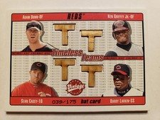 039/175 Griffey/Dunn/Casey/Larkin 2003 Upper Deck Vintage Timeless Teams Bat