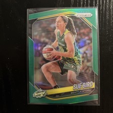FREE SHIP 2025 Panini Prizm WNBA Sue Bird Green Prizm #38 Seattle Storm
