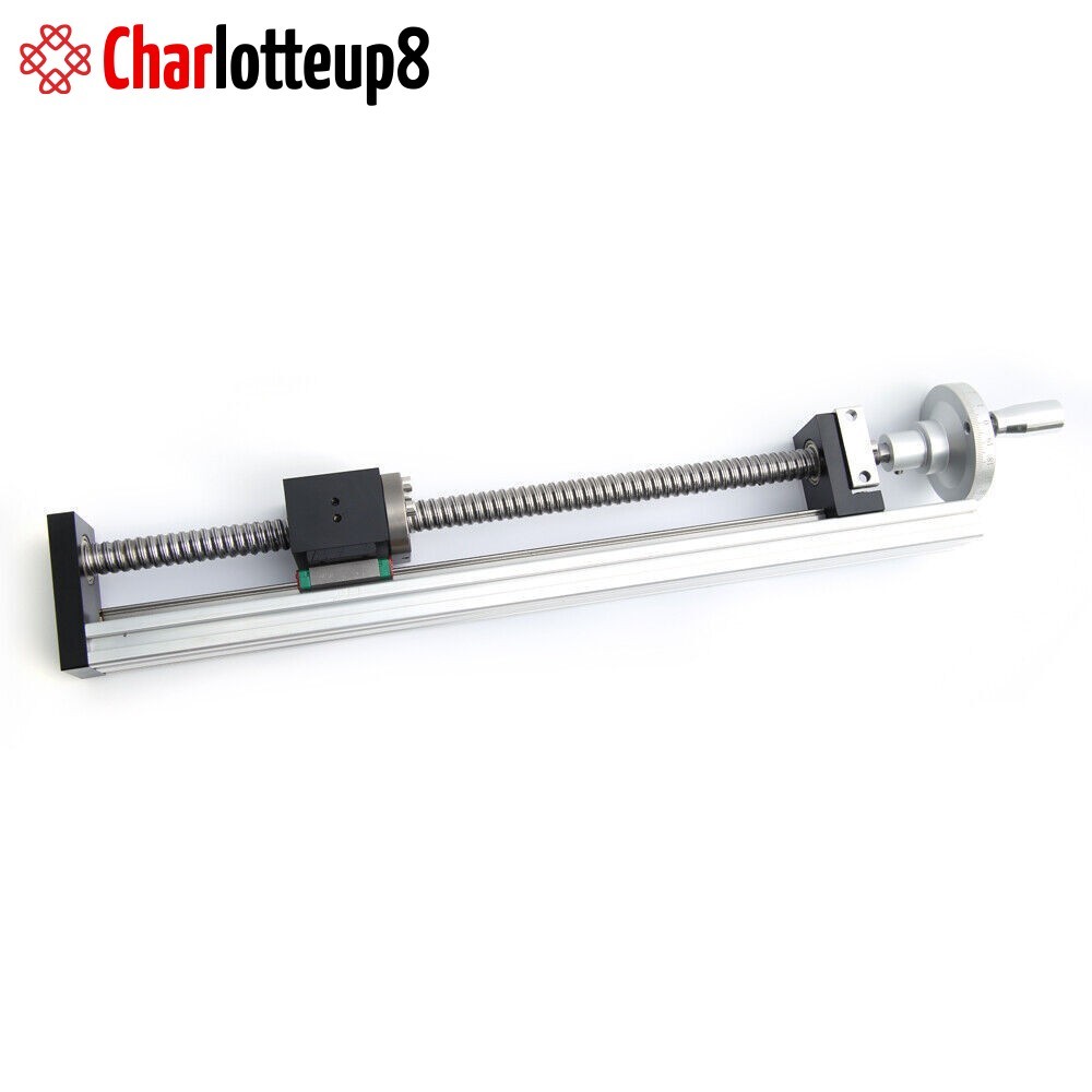 Manual Linear Rail Guide Slide Stage Actuator Ball Screw Motion Table Hand wheel