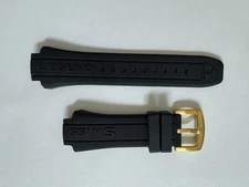 Swiss Legend Neptune SL-21848  Silicone/Rubber  black band strap for 48mm watch