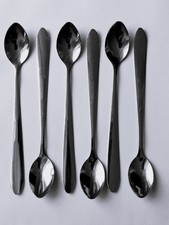 Cocktail Latte Spoons Long Handled Knickerbocker Sundae Teaspoons Bar Tool 6pack