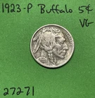 1923-P Buffalo 🦬 Indian Head Nickel 5c Vg Very Good