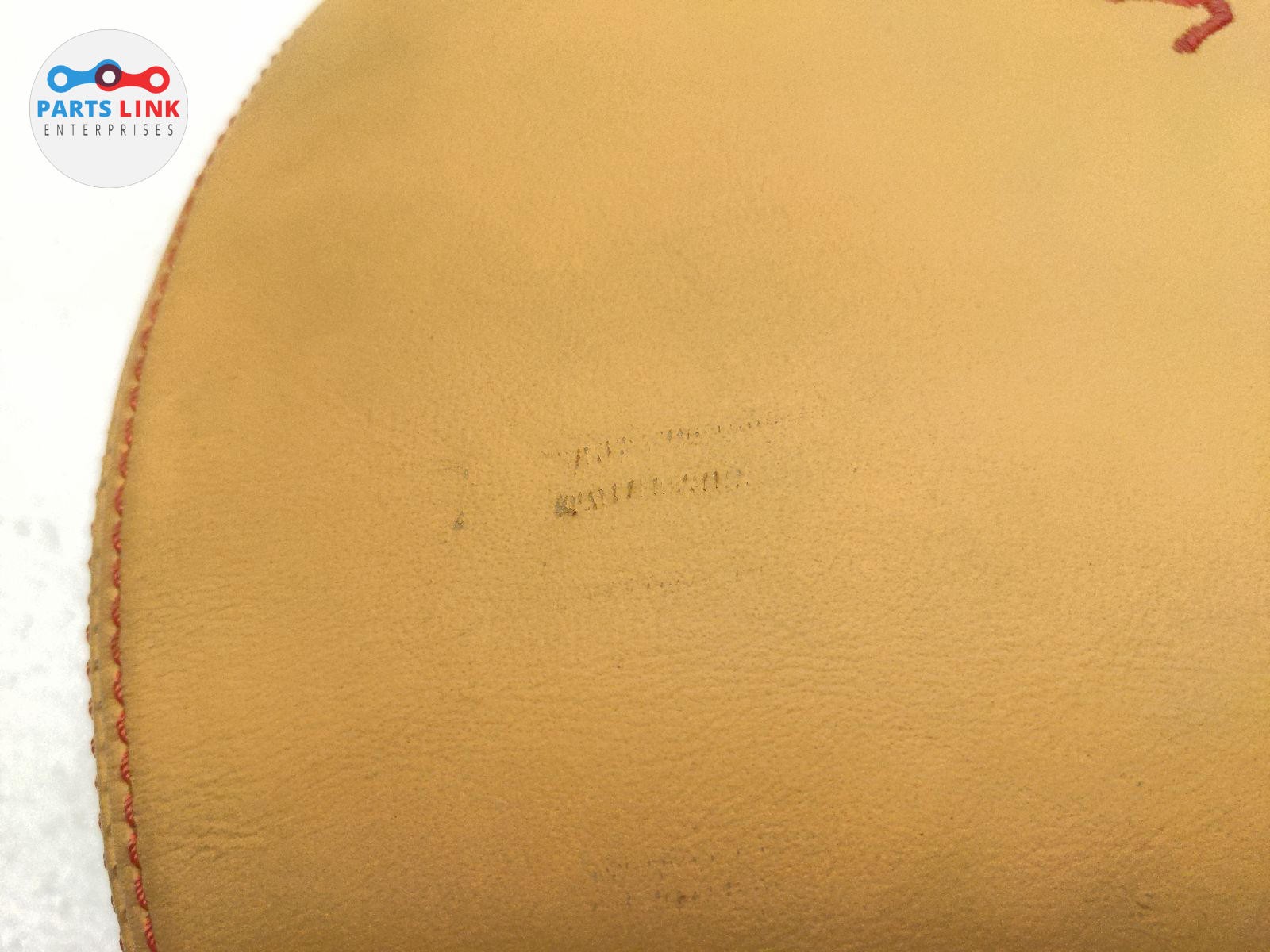 2012-14 FERRARI CALIFORNIA FRONT LEFT SEAT HEADREST SUPPORT PAD TAN/RED F149