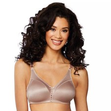 Bali Double Support Comfort-U Full Figure Wire-Free Bra DF3820 Eve Blush 40C NWT