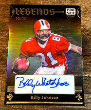 ‼️2024 Leaf Pro Set Pure Billy Johnson Legends Autograph #10/10 