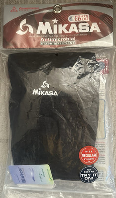 Mikasa 832 Advanced Competition Volleyball Kneepad Regular Black Antimicrobial
