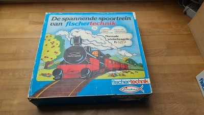 fischertechnik Bau-Spiel-Bahn 30103 super selten neuwertiger Zustand Eisenbahn