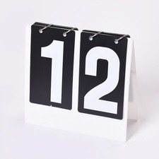 Tabellone Segnapunti per Basket Flip Tabellone per Gioco Badminton Pallavolo