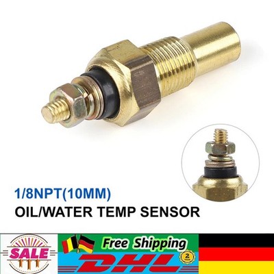 Öl u. Kühlmittel Wasser Temperatur Sensor 1/8 NPT Geber für Zusatz Instrument