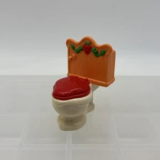 Vintage 1983  Strawberry Shortcake Berry Happy Home Part TOILET Only!