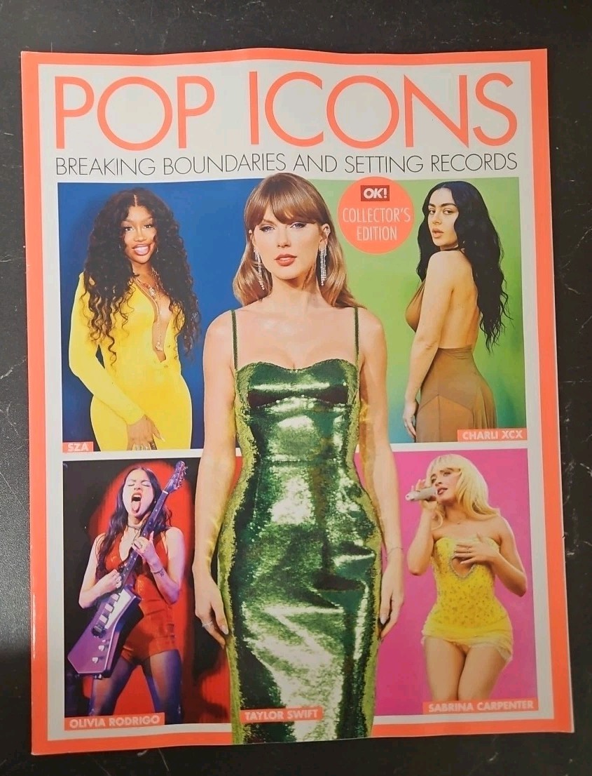 OK! Collector's Magazine Pop Icons 2025 Taylor Swift Olivia Rodrigo Charli XCX