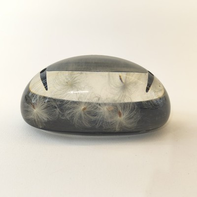 Vintage Tarax Infinity Dandelion Seed Puff 6.5'' Paperweight 1970s Pen Holder