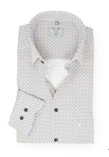 Marvelis men's shirt long sleeve non-iron comfort fit, pattern, New Kent