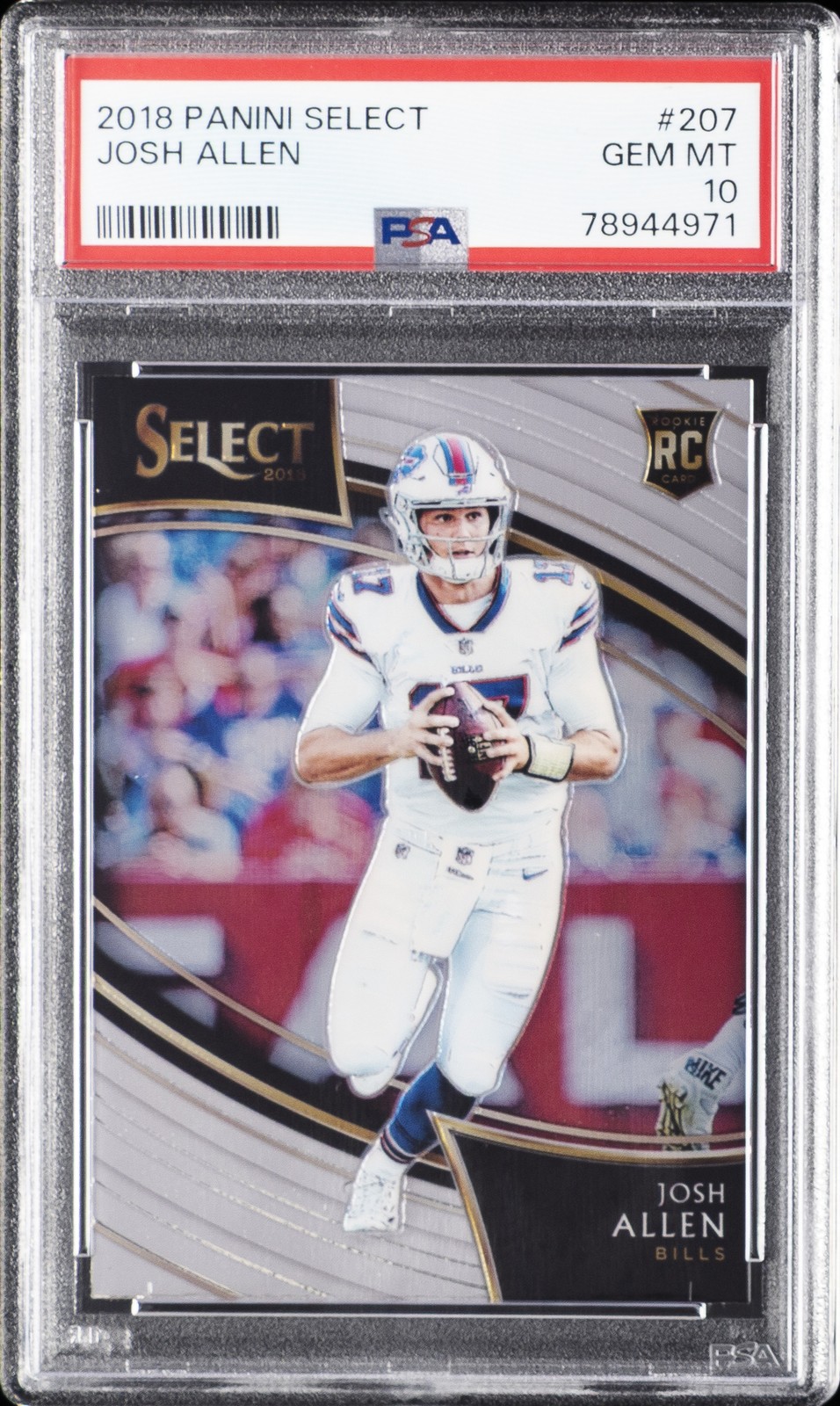 2018 PANINI SELECT #207 JOSH ALLEN PSA 10