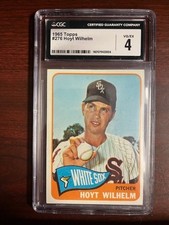 1965 Topps #276 Hoyt Wilhelm CGC 4 VG/EX