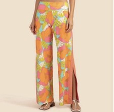 Pantalón Trina Turk Playa De Flor XS/S Neón Floral Cubrir Salón Playa